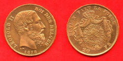Zlatnik 20Fr. / Leopold /1867.- 1882.