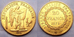 Zlatnik 20 franaka